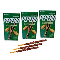 Pack 3u Palitos De Galleta Cubierto de Chocolate con Almendras 32g Lotte